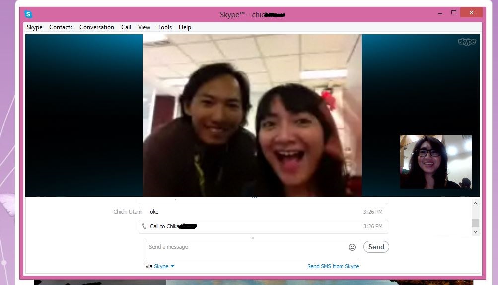 video call with Chika and Mas Gum!
