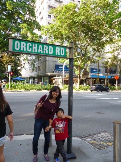 at the famous Orchard Road!