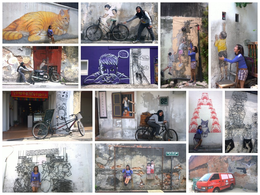 The Street Art around George Town Heritage City